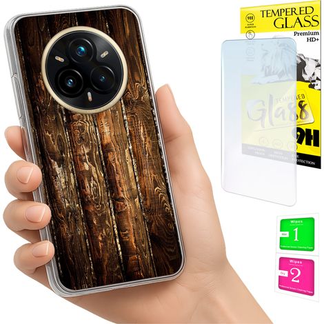 Schutzhülle für Realme 14 Pro+ 5G / 14 Pro Plus 5G: Rückseite + 9H-Glas (1/5)