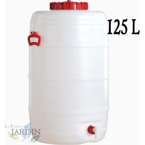 125-Liter-Fass aus Polyethylen in Lebensmittelqualität für Flüssigkeiten und Getränke