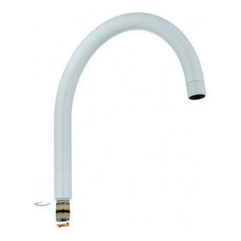 Robinet de sortie 13043 blanc lune (1/4)