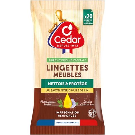 Staubwischertücher Schwarzseife Leinenöl X20 - Diapar Distribution Alimentaire Parisienne