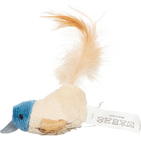 TRIXIE Uccelli Con Piume E Catnip, Felpato, 8 Cm (1/4)