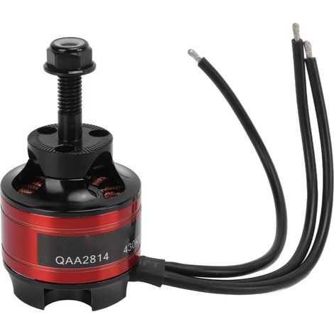 Moteur brushless QA2814 430KV haute performance 14 pôles pour avion RC à voilure fixe, rotation horaire. (1/5)