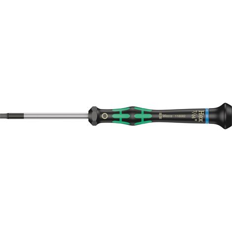 Wera 05118082001 2054 - Cacciavite esagonale per elettronica, Hex-Plus, 7/64" x 60 mm (1/5)