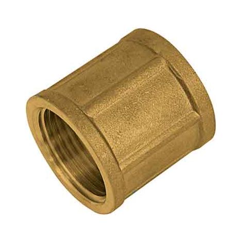 MANICOTTO FEMMINA/FEMMINA OTTONE GIALLO 3/4"