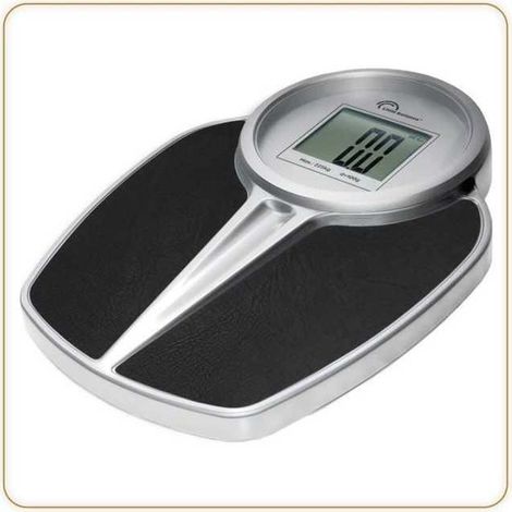 Wägeplattform - LITTLE BALANCE - 8327 - PRO M 225 - Elektronische Waage - 225 kg / 1 kg - Schwarz / Silber (1/2)