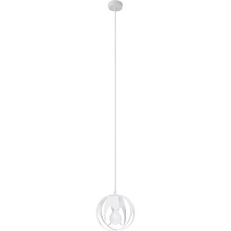 Lampada a sospensione Tulos bianco 16x125x16cm Sollux (1/5)