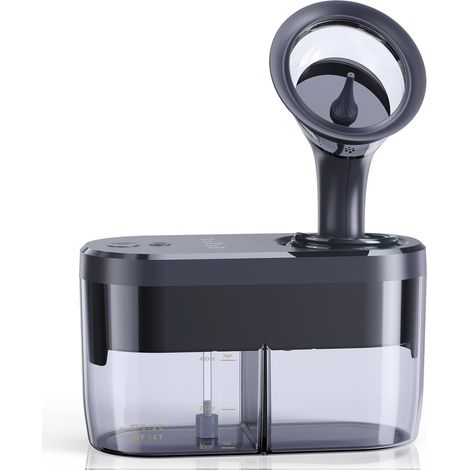 Nettoyeur d'Oreilles électrique Nettoyeur d'oreilles pour adultes, Rechargeable Nettoyeur d'oreilles Kit de Nettoyage de l'oreille Douche auriculaire avec 4 Modes de Nettoyage-Noir (1/5)