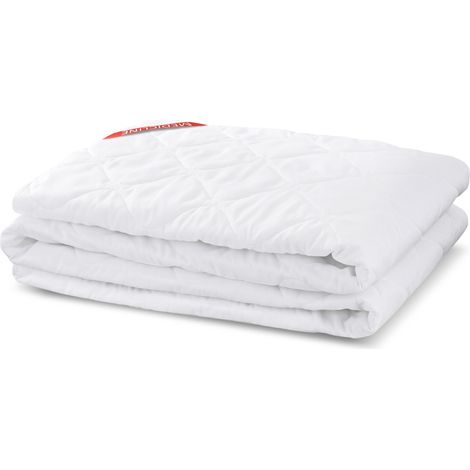 Gesteppter Matratzentopper/Matratzenschoner 200x220cm weiß