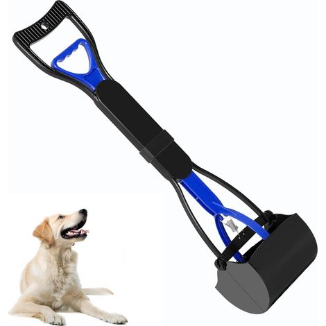 Ramasse-crottes pour chien à long manche, conçu pour un nettoyage facile sans se baisser (1/5)