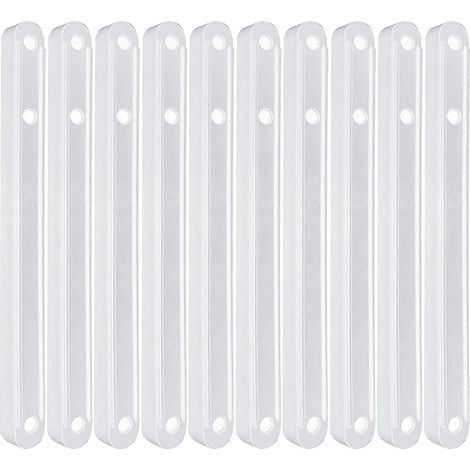 Paire de glissières de tiroir en plastique - Organisateur extensible - Outil de rangement pour tiroirs de meubles (180 mm) (1/5)