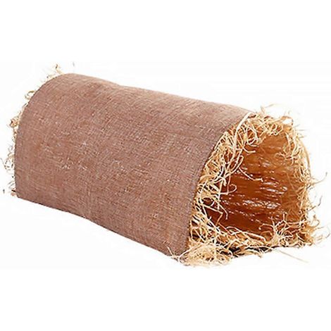 Nid d'herbe en forme de tunnel pour lapin, lit de couchage compatible avec les petits animaux de compagnie, sûr et sans danger (1/3)