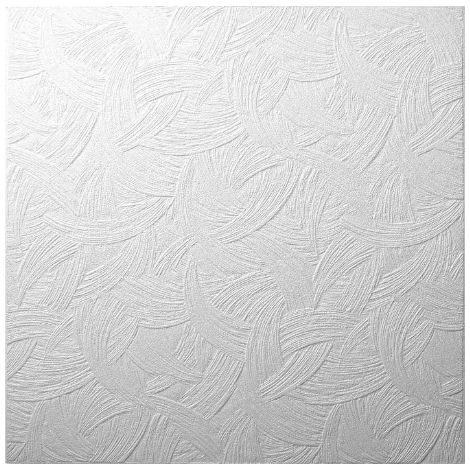 GLOUPIE Pannelli Decorativi Effetto 3D Per Parete E Soffitto In Polistirolo Estruso 50 x 50 cm 8 Pezzi Per 2 MQ Fantasia Zagreb (1/5)