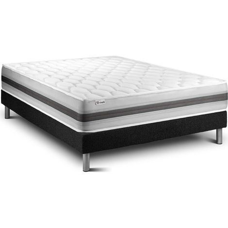 Matratzen- und Lattenrost-Set 140x190 cm - Vitalspring Recover
