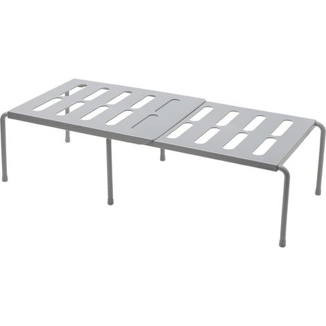 Kitchen Cabinet Shelf Organizer Stretchable Cabinet Storage Shelf Rack Countertop Spice Rack for Home (1/5)