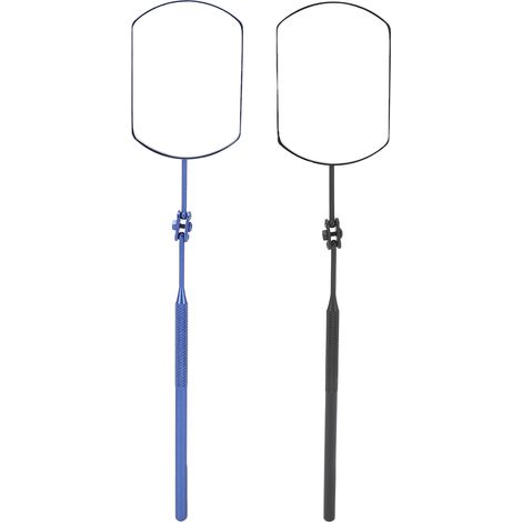 Lot de 2 miroirs de maquillage pliables carrés multifonctions pour extensions de cils - Miroir de détail de beauté pour salon de coiffure (1/5)