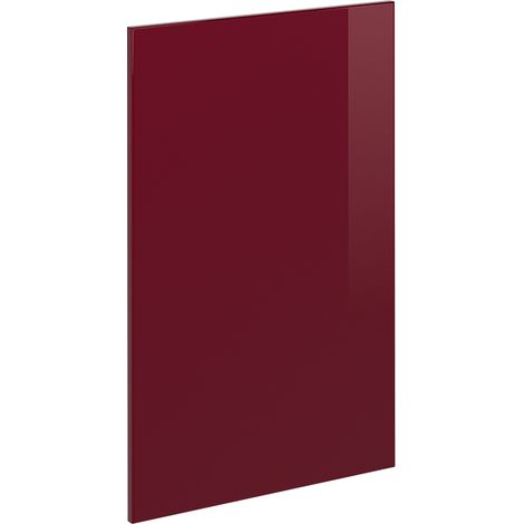 Façade de cuisine R-Line, Rouge brillant, 39.6x71.3cm façade de meuble pour meuble bas d’angle, Vicco (1/5)
