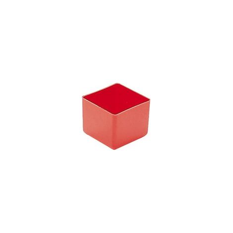 Caja Insertaable E 40/4 L49xB49xH40mm roja