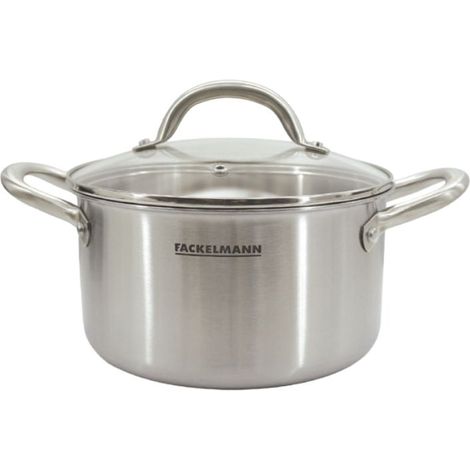 Faitout 20 cm en inox 18/10 Triply Fackelmann Vita3