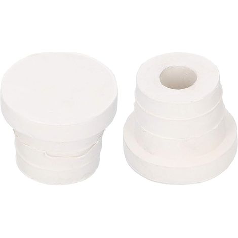 Echelle Piscine Bouchons en Caoutchouc, 2 pièces 3.5cm diamètre intérieur Pare Chocs d'échelle Caoutchouc Pare-Chocs Garde de sécurité Fournitures de Piscine pour échelle de Piscine (1/5)
