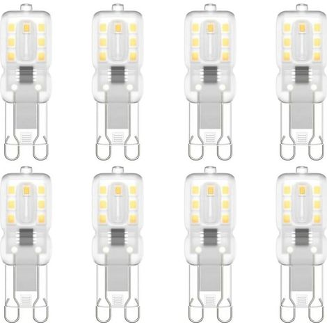 warmweiße Lampenschirme (milchweiß), naturweiß, 220 V – 14 transparente 3-W-Glühbirnen, für Innen- und Außenbeleuchtung und Dekoration (1/5)