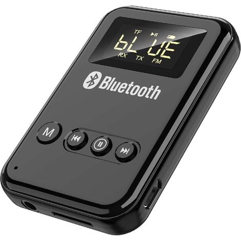 Adaptateur Bluetooth pour TV, connexion FM instantanée pour casque, TV, PC, ordinateur, haut-parleurs et autoradio. (1/5)