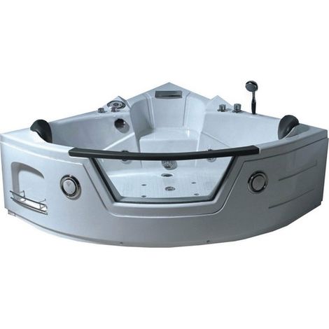 Bagno Italia Vasca idromassaggio per due persone 150x150cm 12 getti cromoterapia radio (1/3)