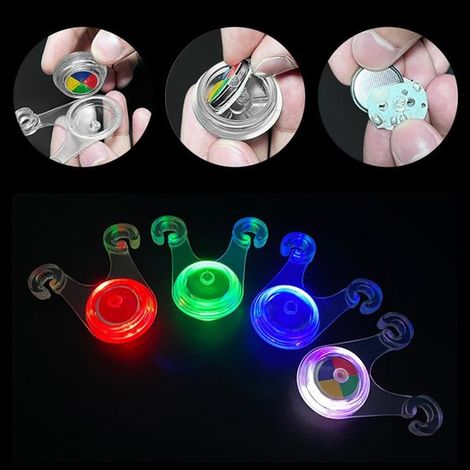Set di 12 lampade da campeggio compatte con cavo per illuminazione di tenda e bicicletta (4 colori) (1/5)