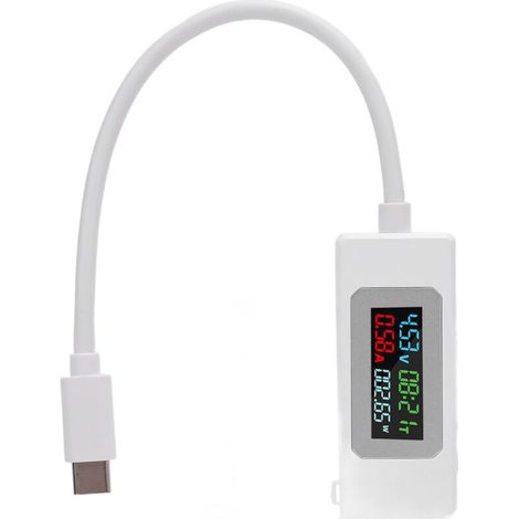 USB C Tester 4-30V 0-6.5A Voltage Type Current Capacity Working Capacity Charger Working Detector (1/5)