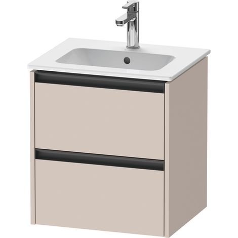 Duravit Ketho.2 bâti-support pour lavabo suspendu, 2 tiroirs,