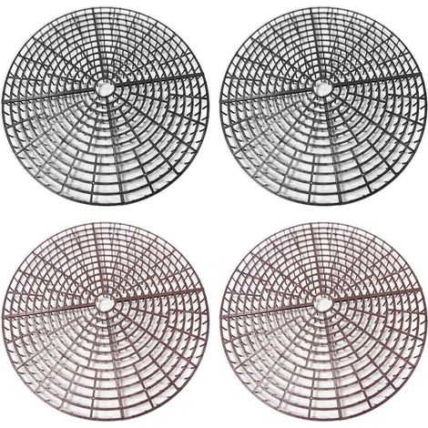 Lot de 4 grilles de pot de fleurs avec clous antidérapants, 30 cm pour protéger les plantes des chats (1/5)