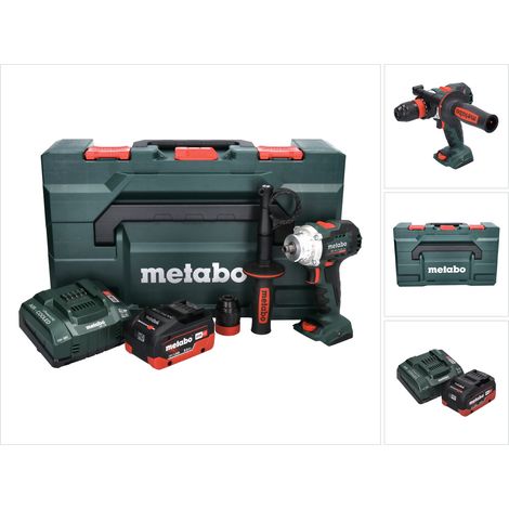 Metabo BS 18 LTX BL Q I Taladro atornillador a batería 18 V 130 Nm sin escobillas + 1x batería 8,0 Ah + cargador + metaBOX (1/5)