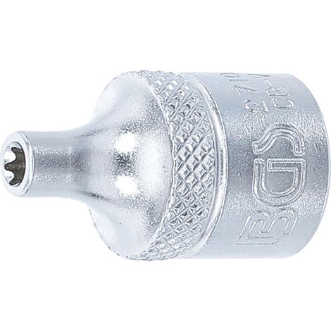 Llave de vaso E-Torx  entrada 10 mm (3/8")  E4 (1/2)