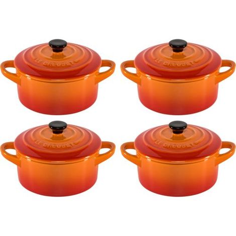 Le Creuset Mini Cocottes Set von 4 Rot