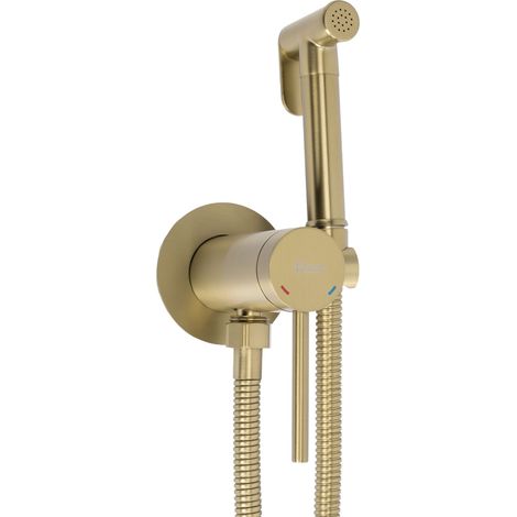 Robinet de Bidet Encastré Rea Foss Clif Brush Gold (1/4)