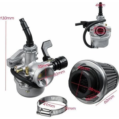 Carburateur avec filtre à air pour mini quad 50cc, 70cc, 90cc, 110cc, 125cc (1/3)