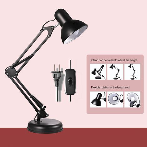 Folding Desk Lamp Eye Protection Learning Clip LED for Student Reading Work Bedside Table Light for Study Bedroom (1/4)