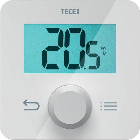 TECEfloor Raumbediengerät, Temperatur, LCD-Display, (1/3)