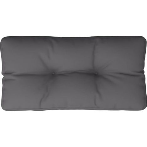 Maison Exclusive - Cuscino per Pallet Antracite 80x40x12 cm in Tessuto