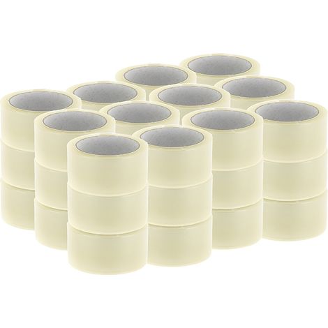 Nastro adesivo imballo trasparente silenzioso mm 48 x metri 66 multipack 36 pezzi