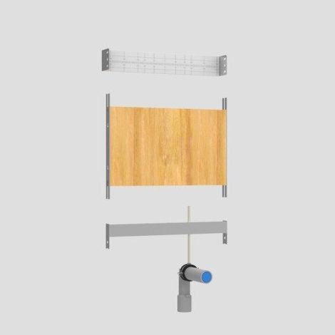 SANIT 03.877.00..0000 Module lavabo et bac à écoulement (1/2)