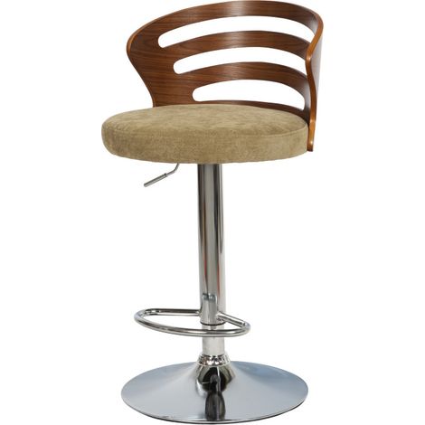 Amadeus - Tabouret de bar réglable Emilio vert 65-75 cm (1/3)