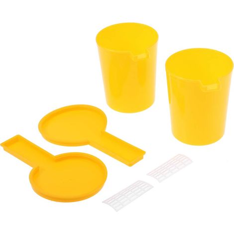 Set di 2 alimentatori per ingresso arnia – acqua – apicoltore – abbeveratoio per api – strumento per la nidificazione