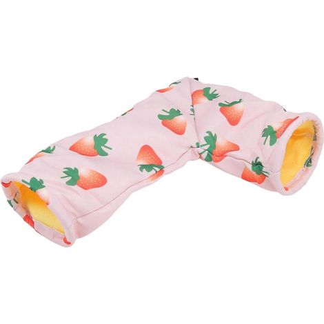 Lit tunnel pour hamster, durable et discret, idéal pour les petits animaux de compagnie comme les hamsters, les cochons hollandais et les furets. (1/3)