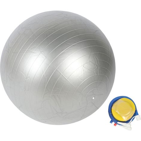 Ballon D Exercice - 75 Cm - Capacité 150 Kg - En PVC Épais Anti-dérapant - Avec Pompe Rapide - Pour Équilibre Et Grossesse