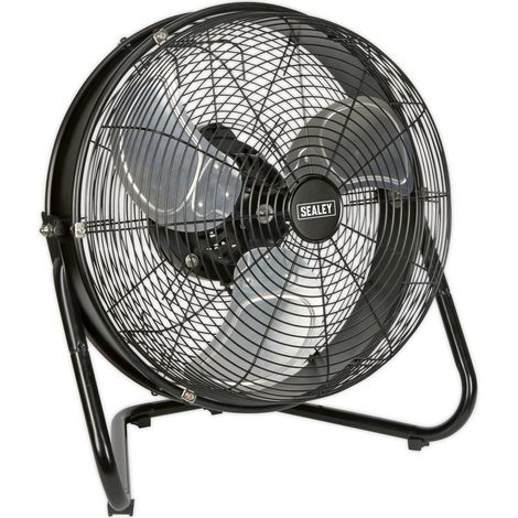 Sealey HVF18IS Industrial High Velocity Floor Fan with Internal Oscillation 18"" (1/5)