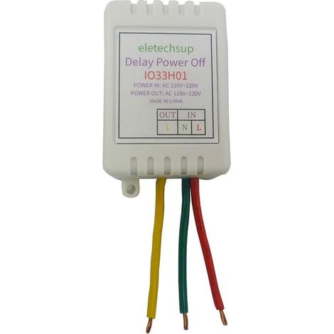 Relais temporisé AC 110V-220V, sortie 7A, minuterie réglable de 1 (1/5)