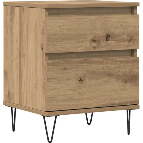 Maison Exclusive - Nachttisch Artisan-Eiche 40x35x50 cm Holzwerks