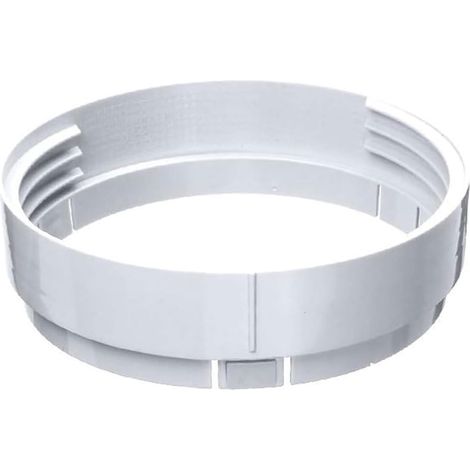Coupleur de tuyau d'échappement mobile pour climatiseur - Connecteur adaptateur de fenêtre de 15 cm de diamètre - Extension de filetage - Plastique - Blanc (1/5)