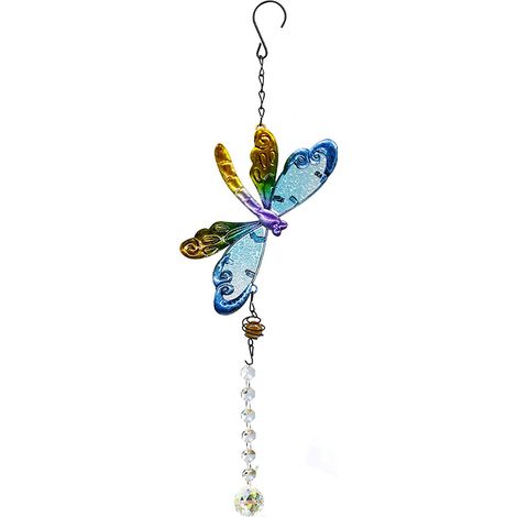 Suncatcher - Crystal Prism Ball With Hummingbird Design - Indoor Outdoor Window Decoration - 1 Piece (1/5)