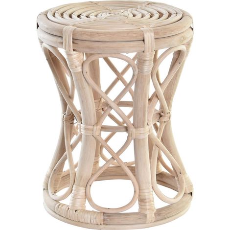 Table d'appoint rotin élégance et nature salon - Beige naturel (1/4)